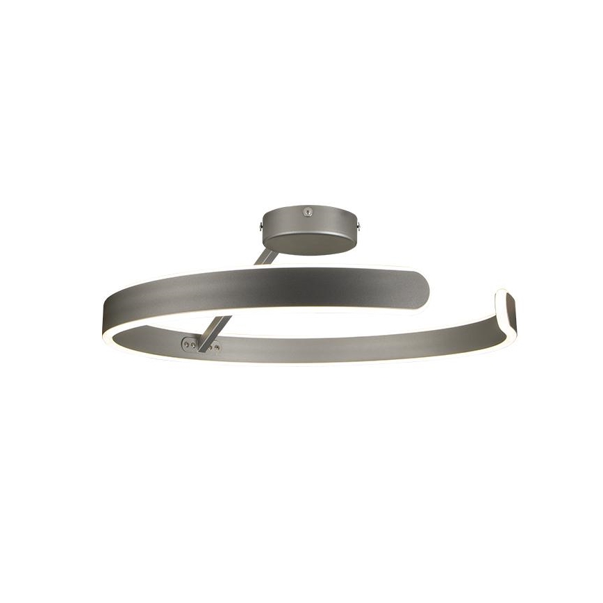 LED-himmennyskattokruunu LED/72W/230V 3000-6500K mattakromi + kauko-ohjaus
