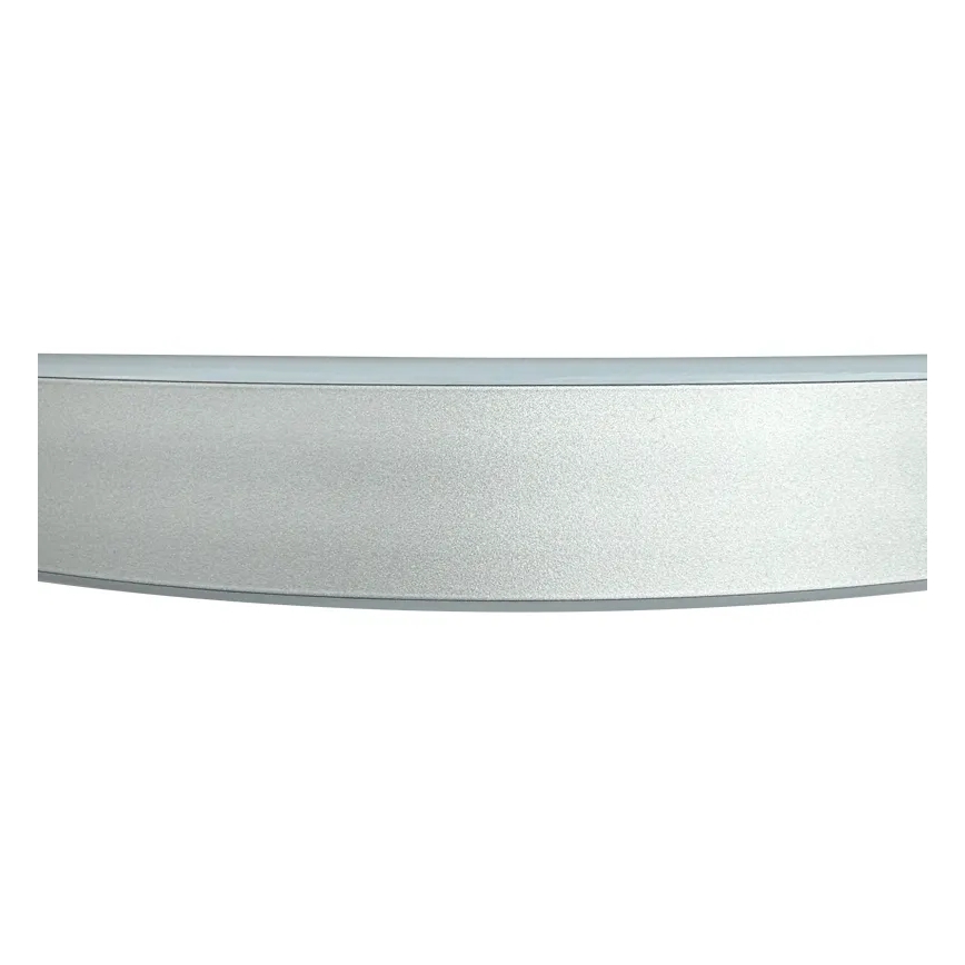 LED-himmennyskattokruunu LED/72W/230V 3000-6500K mattakromi + kauko-ohjaus