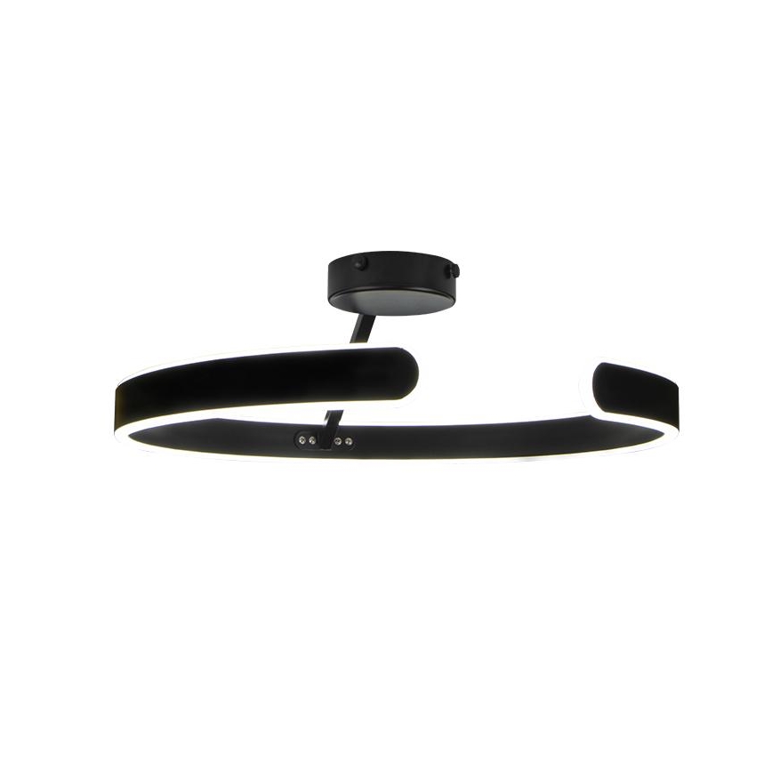 LED-himmennyskattokruunu LED/72W/230V 3000-6500K musta + kauko-ohjaus