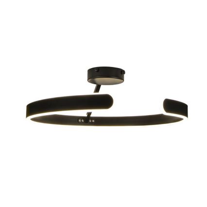 LED-himmennyskattokruunu LED/72W/230V 3000-6500K musta + kauko-ohjaus