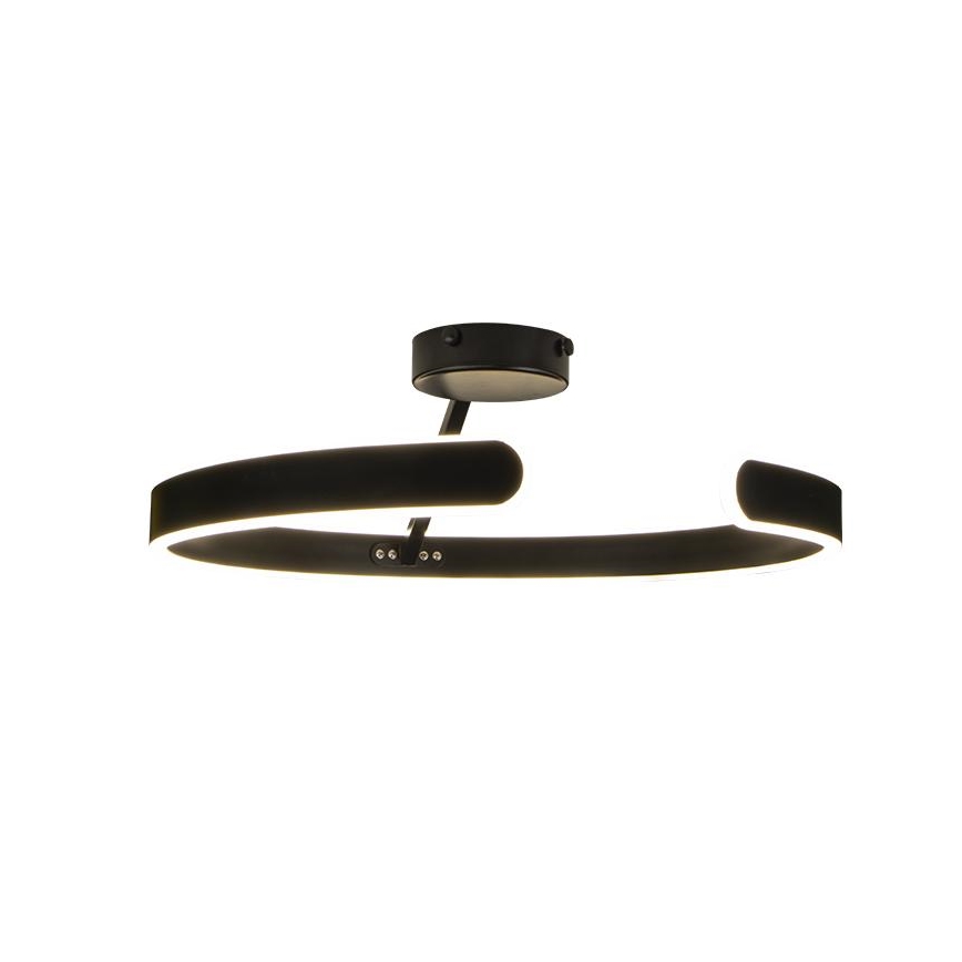 LED-himmennyskattokruunu LED/72W/230V 3000-6500K musta + kauko-ohjaus