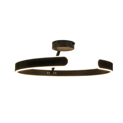 LED-himmennyskattokruunu LED/72W/230V 3000-6500K musta + kauko-ohjaus