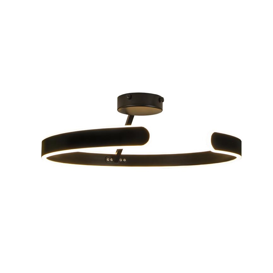 LED-himmennyskattokruunu LED/72W/230V 3000-6500K musta + kauko-ohjaus