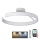 LED-himmennyskattokruunu LED/72W/230V 3000-6500K valkoinen + kauko-ohjaus
