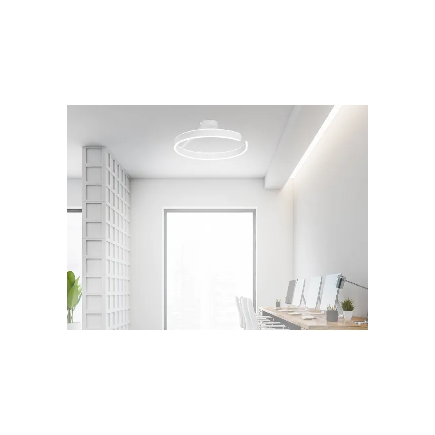 LED-himmennyskattokruunu LED/72W/230V 3000-6500K valkoinen + kauko-ohjaus