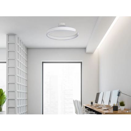 LED-himmennyskattokruunu LED/72W/230V 3000-6500K valkoinen + kauko-ohjaus