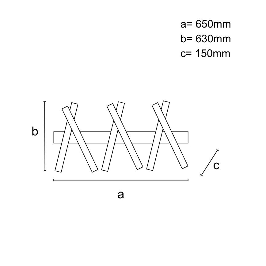 LED-himmennyskattokruunu LED/75W/230V 3000-6500K + kauko-ohjaus