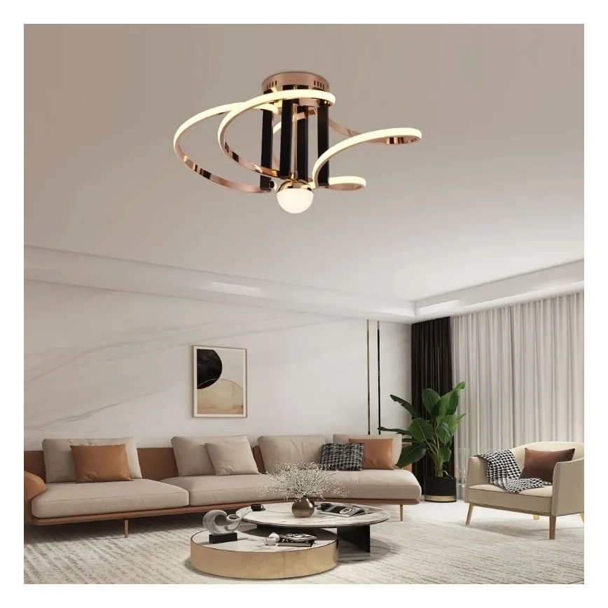 LED-himmennyskattokruunu LED/80W/230V 3000-6500K + kauko-ohjaus