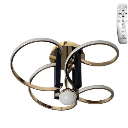 LED-himmennyskattokruunu LED/80W/230V 3000-6500K + kauko-ohjaus