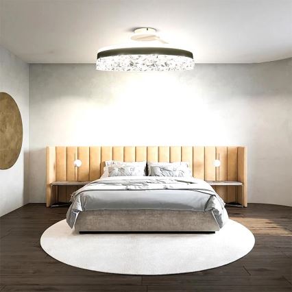 LED-himmennyskattokruunu LED/86W/230V 3000-6500K valkoinen + kauko-ohjaus