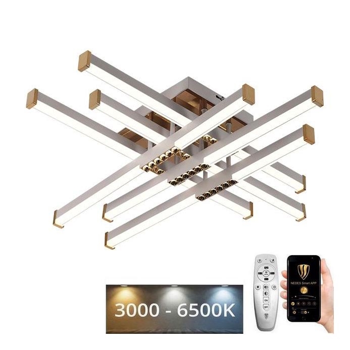 LED-himmennyskattokruunu LED/90W/230V 3000-6500K + kauko-ohjaus