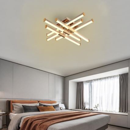 LED-himmennyskattokruunu LED/90W/230V 3000-6500K + kauko-ohjaus
