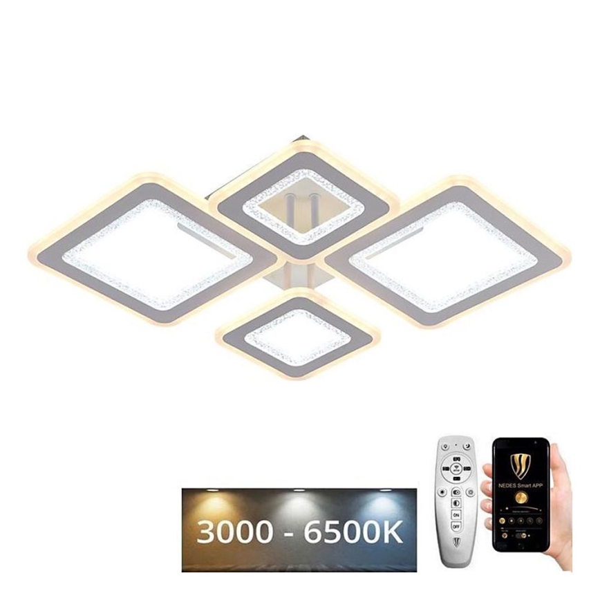 LED-himmennyskattokruunu LED/95W/230V 3000-6500K + kauko-ohjaus