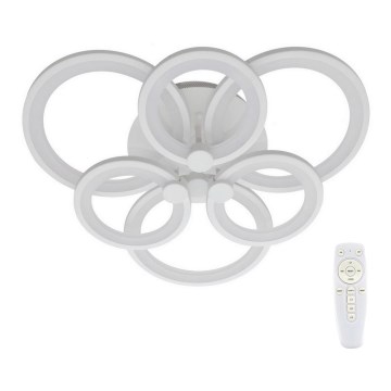 LED-himmennyskattokruunu SIENA LED/72W/230V valkoinen + kauko-ohjaus