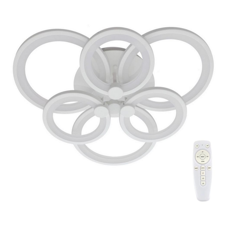 LED-himmennyskattokruunu SIENA LED/72W/230V valkoinen + kauko-ohjaus