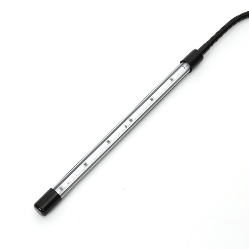 LED-himmennyslamppu pidikkeellä kasvien valaisemiseen LED/3W/230V musta