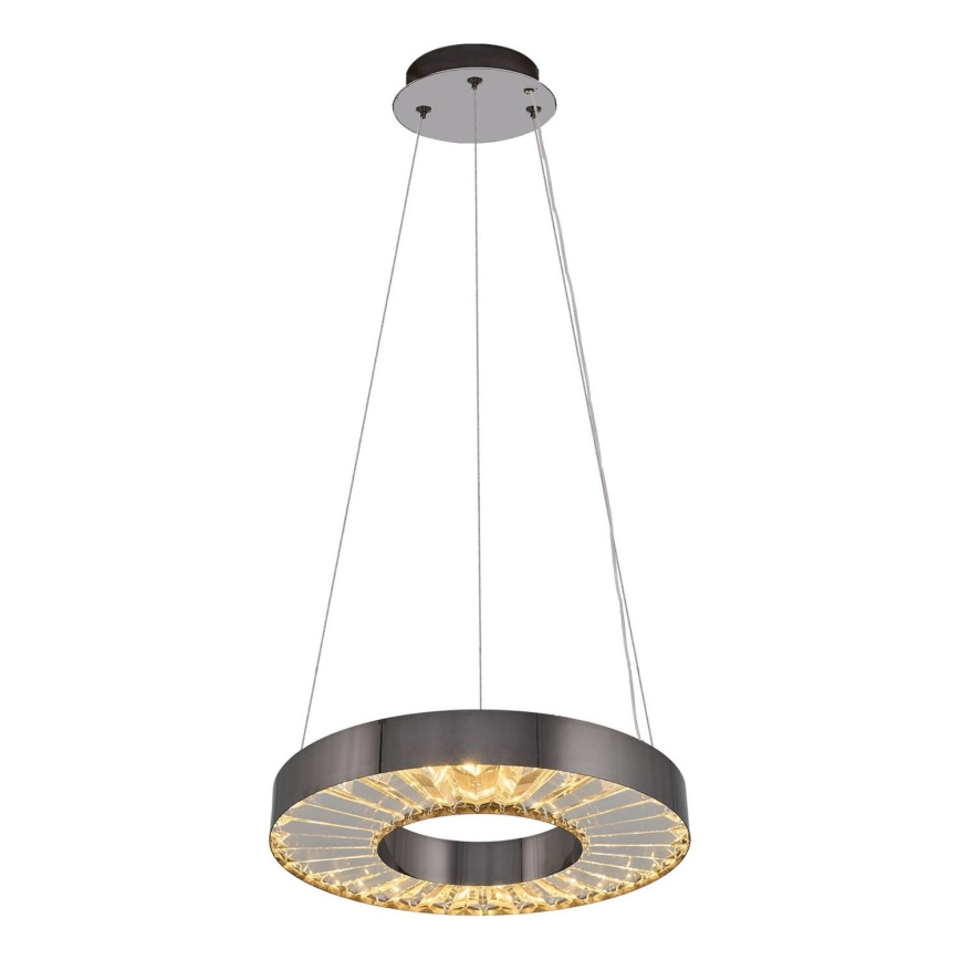 LED Huonekalu JESI LED/35W/230V 3000K halkaisija 40 cm hopea