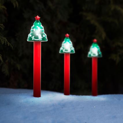 LED jouluinen aurinkokennolamppu LED/1,2V IP44 puu