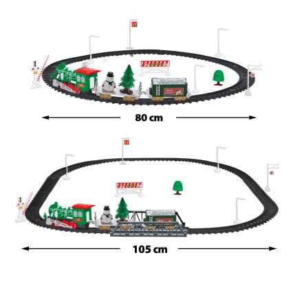 LED-joulujuna LED/2xAA lämmin valkoinen