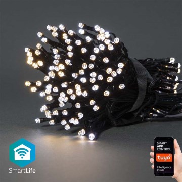 LED Jouluketju 200xLED/8 toimintoa 25m IP65 Wi-Fi Tuya