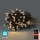 LED Jouluketju ulkokäyttööön 50xLED/8 toimintoa 10m IP65 Wi-Fi Tuya lämmin valkoinen