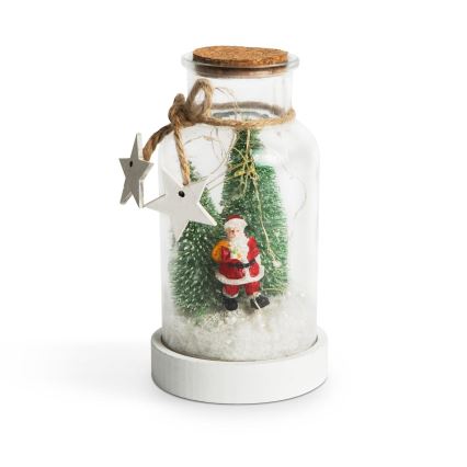 LED joulukoriste 10xLED/2xAA St. Nicholas