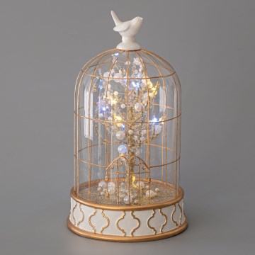 LED-joulukoriste 12xLED/3xAAA lämpimänvalkoinen