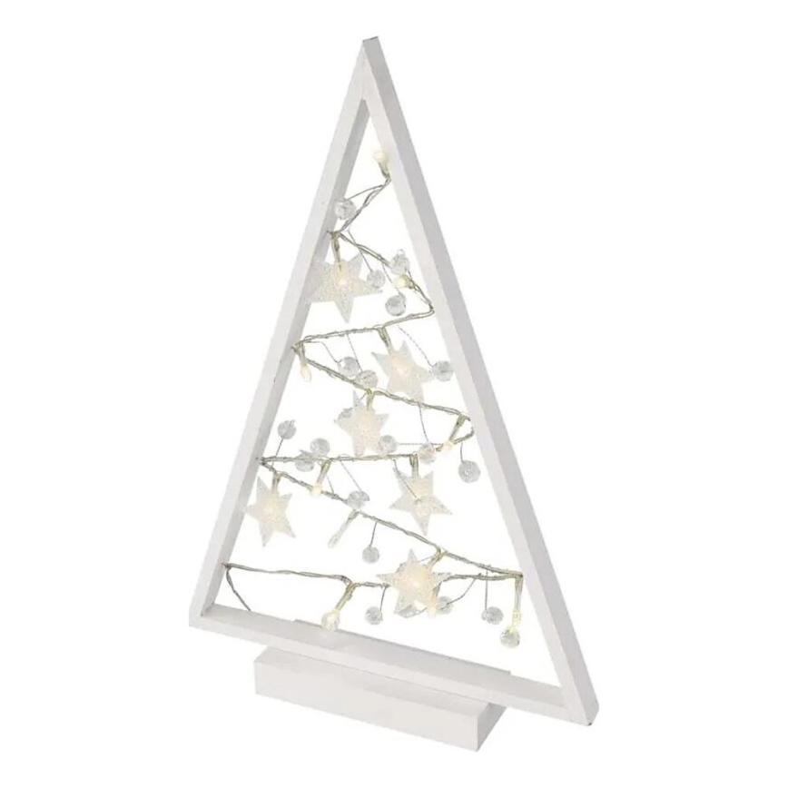LED Joulukoriste 15xLED/2xAA kuusi