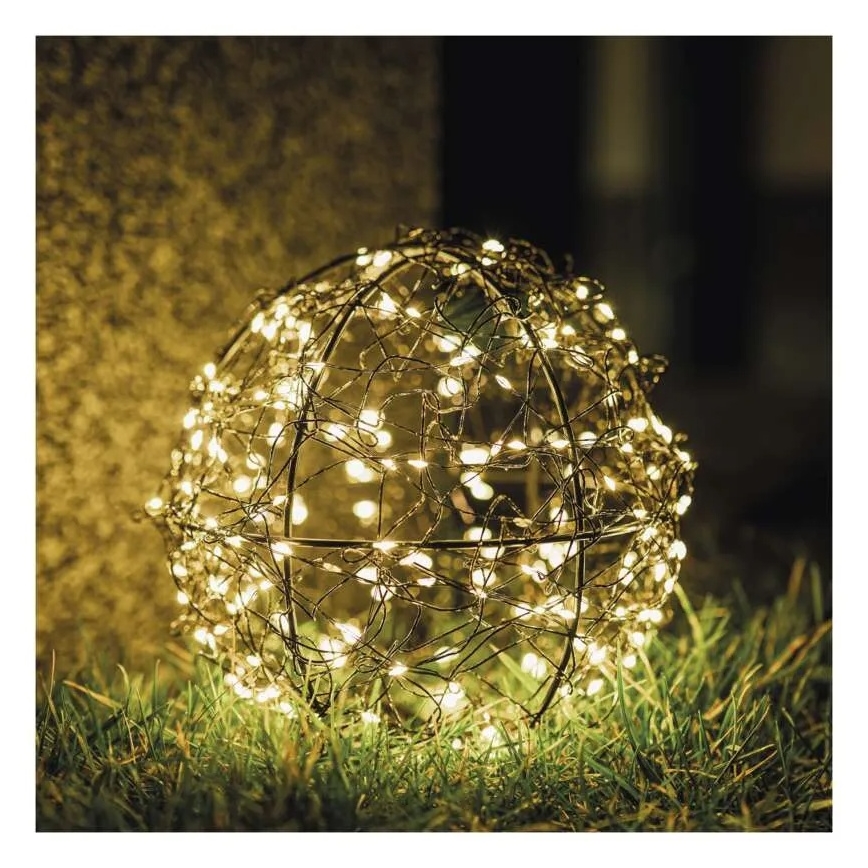 LED-joulukoriste 200xLED/230V, halkaisija 20 cm