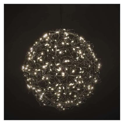 LED-joulukoriste 200xLED/230V, halkaisija 20 cm