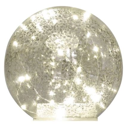 LED-joulukoriste 20xLED/3xAA, pallo, Ø 15 cm