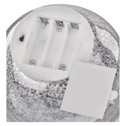 LED-joulukoriste 20xLED/3xAA, pallo, Ø 15 cm