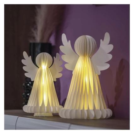 LED-joulukoriste 20xLED/6xAA enkelit