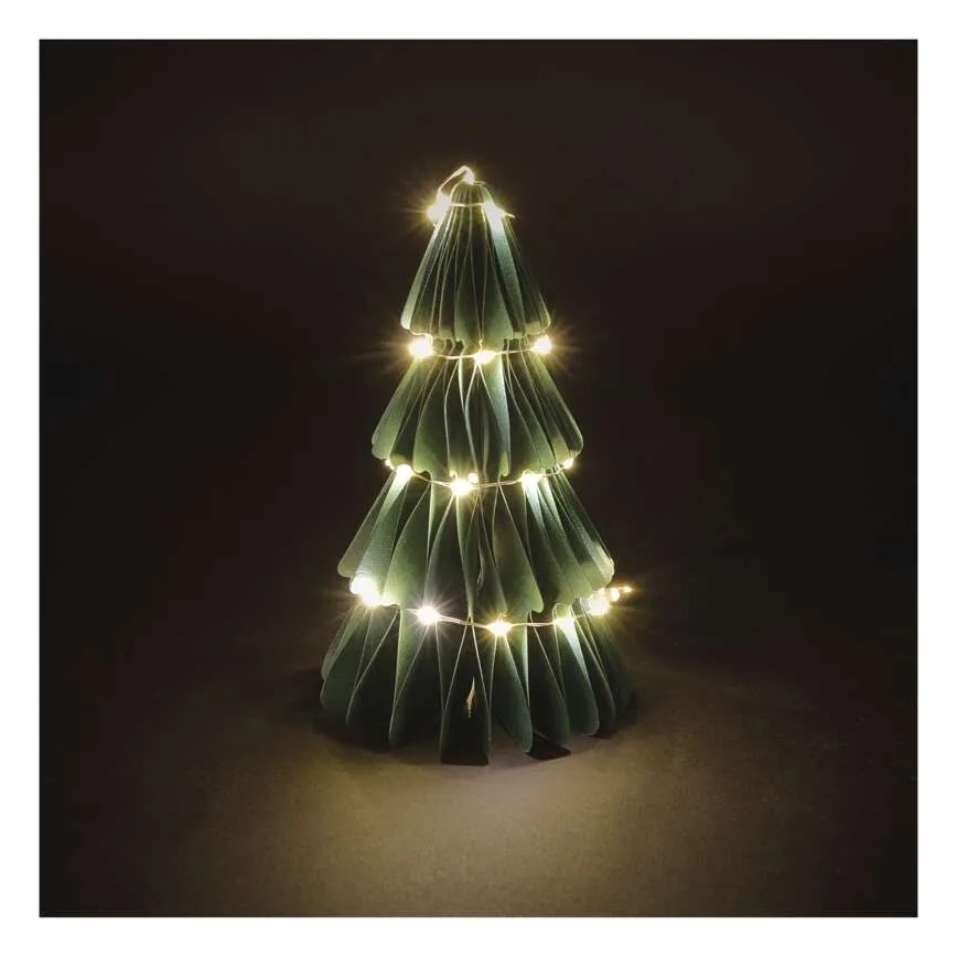 LED-joulukoriste, 35xLED/2xAA, joulukuusi