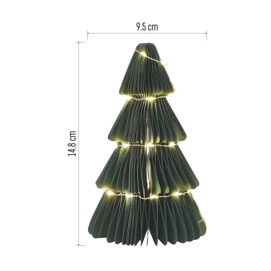 LED-joulukoriste, 35xLED/2xAA, joulukuusi