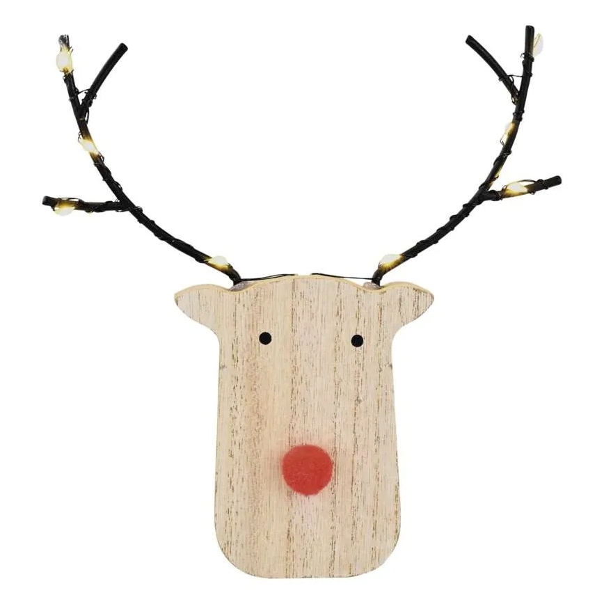 LED joulukoriste 8xLED/2xAAA poro