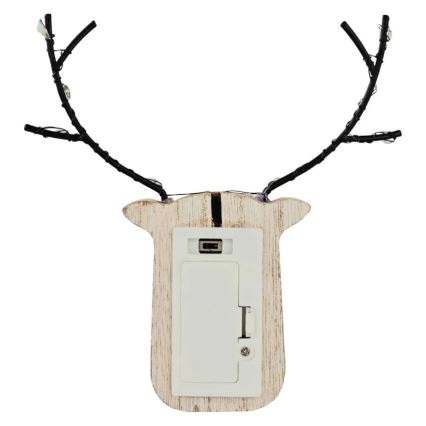 LED joulukoriste 8xLED/2xAAA poro