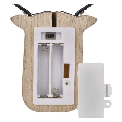 LED joulukoriste 8xLED/2xAAA poro