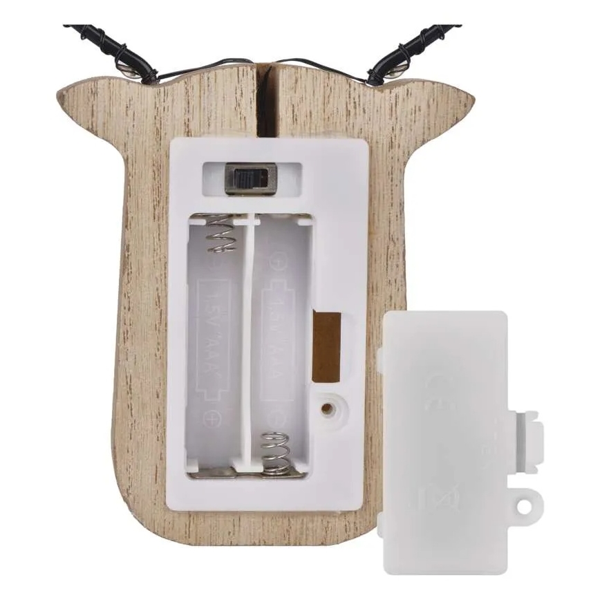 LED joulukoriste 8xLED/2xAAA poro