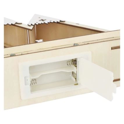 LED-joulukoriste LED/0,6W/2xAA joulumaisema