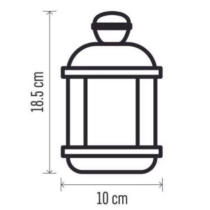 LED joulukoriste LED/1xCR2032 lämmin valkoinen
