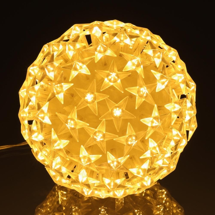 LED-joulukoriste LED/230V/lämpimänvalkoinen pallo