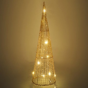 LED joulukoriste LED/2xAA 40 cm kartio