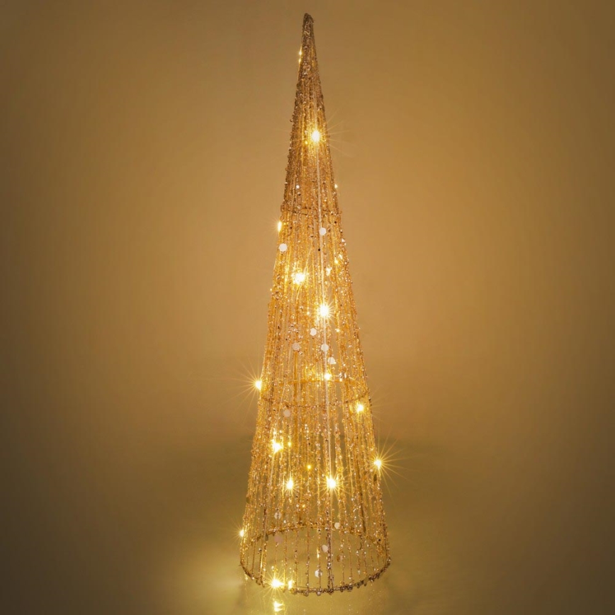 LED Joulukoriste LED/2xAA 50 cm kartio