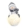 LED-joulukoriste LED/2xLR44/lämpimänvalkoinen lumiukko lumipallon kanssa