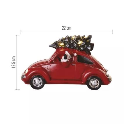 LED-joulukoriste LED/3xAA auto