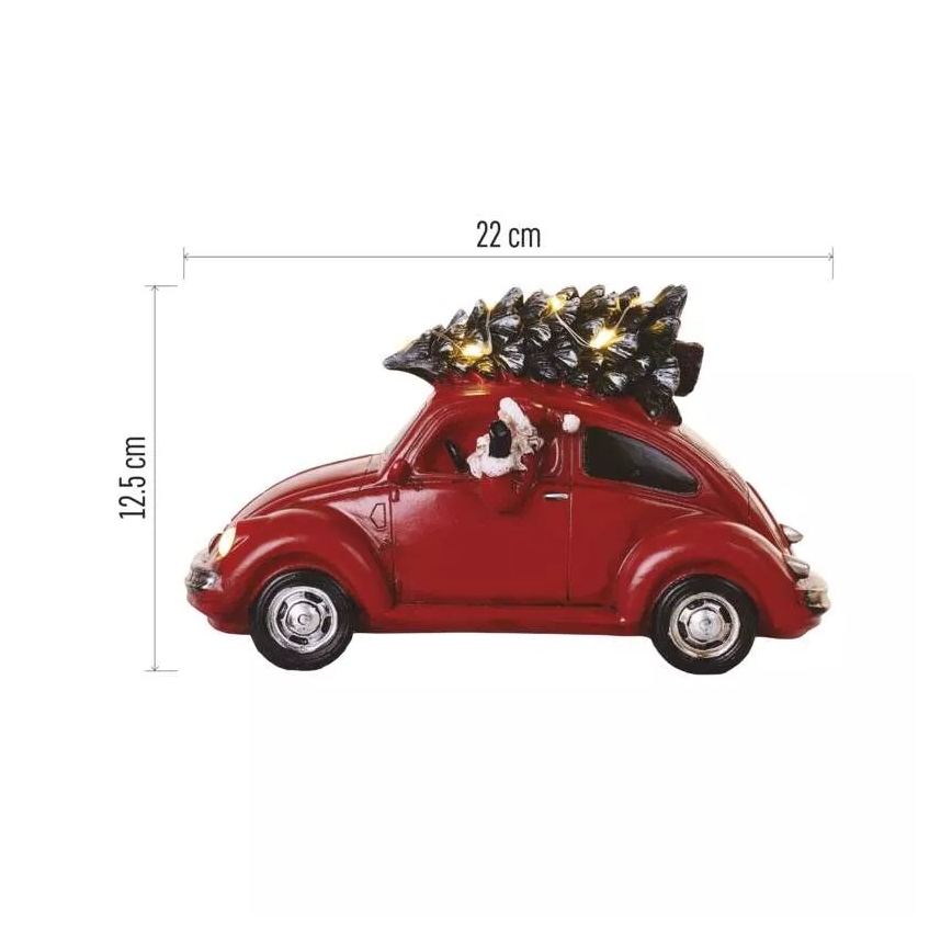 LED-joulukoriste LED/3xAA auto