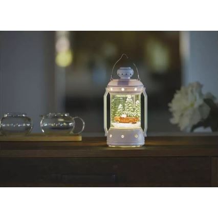 LED-joulukoriste LED/3xAA lyhty