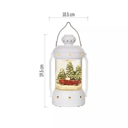 LED-joulukoriste LED/3xAA lyhty