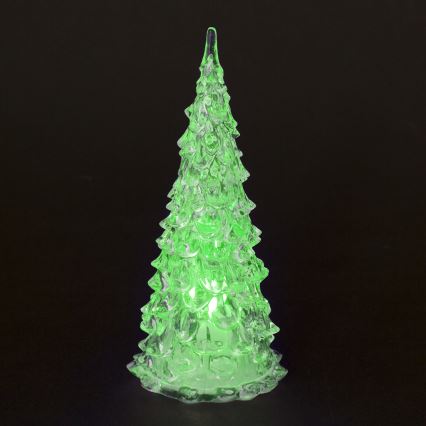 LED joulukoriste LED/3xAG10 16cm monivärinen